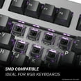 Gateron KS9 RGB Mechanical MX Type Key Switch Clear top (90 Pcs