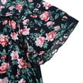 thumbnail image 7 of Women's Nightgown Print Sleepshirts Short Sleeve Nightshirt Loose Comfy Pajama XL, 7 of 7