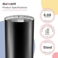 thumbnail image 3 of DVL Wood-Stove Pipe, Black Double-Wall Stainless Steel, 6 x 24-In. - 6DVL-24, 3 of 9