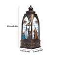 thumbnail image 3 of Toystoory Linterna navideña Vintage para exteriores, vela, mesita de noche, dormitorio, mesa, funciona con pilas, decoraciones navideñas para el hogar Kits de decoración para fiestas Bronce Toystoory HA008594-04B, 3 of 6
