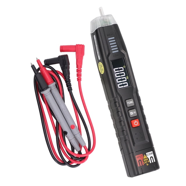 Probador de voltaje sin contacto, probador de voltaje Multímetro de pluma Detector de voltaje Probador de voltaje Rendimiento de primer nivel