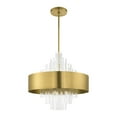thumbnail image 2 of 48876-08 Livex Lighting Orenburg - 10 Light Pendant in Contemporary Style - 26 Inches wide by 28.38 Inches high-Natural Brass Finish, 2 of 12