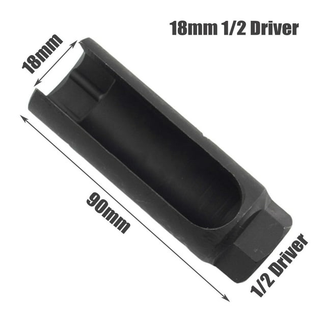 Oxygen Sensor Socket1/2Inch Drive Removal Installation Tool 8Mm 18Mm Accessories B