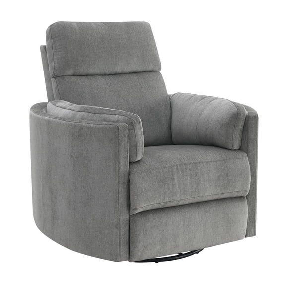 ACME Sagen Recliner W/Swivel & Glider, Charcoal Chenille