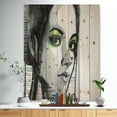 thumbnail image 2 of Design Art - Fille Illustrée Noire, 2 of 5