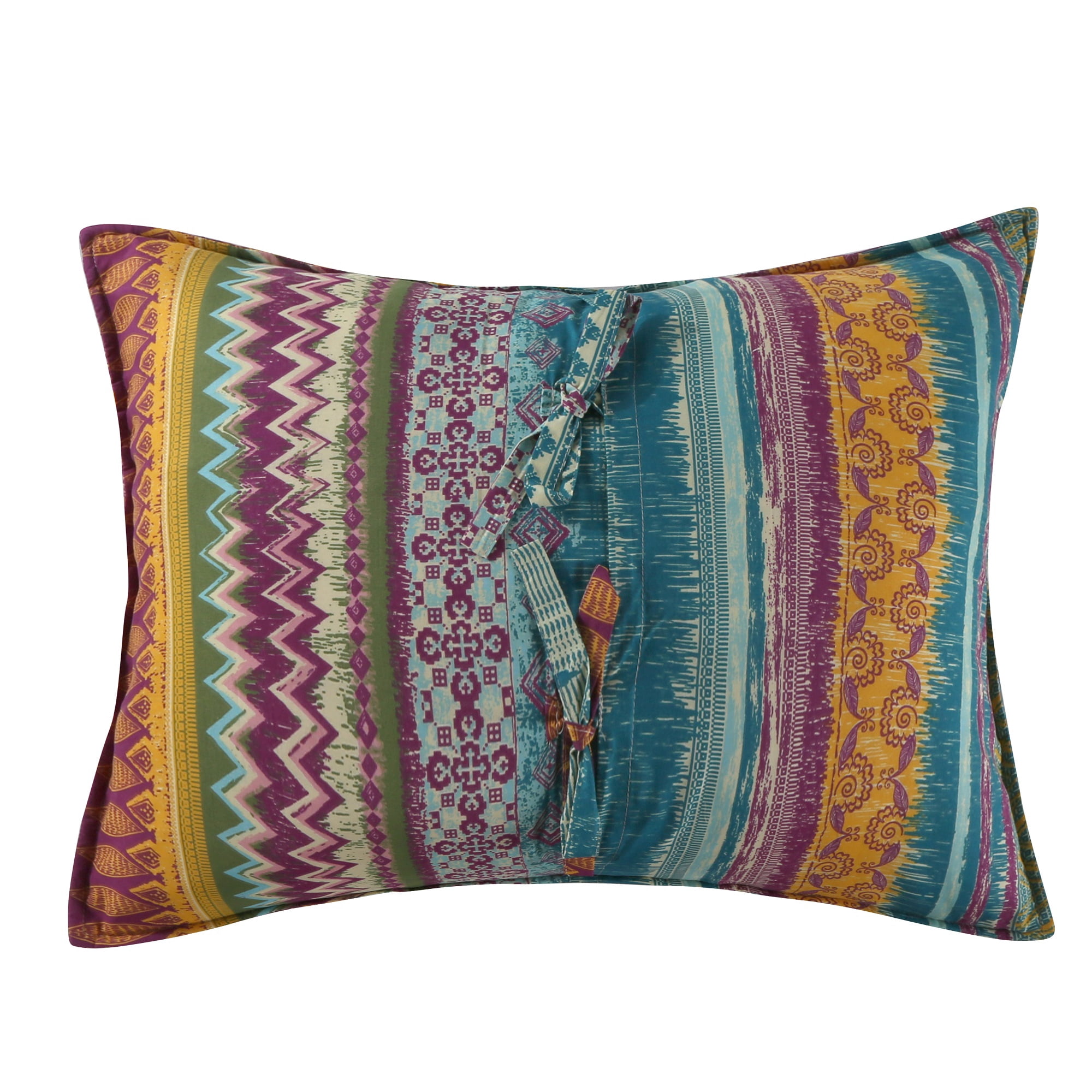 Global Trends Santa Fe 100% Cotton Reversible Oversized Quilt Set, 2-Piece Twin/Twin XL