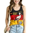 thumbnail image 2 of Women's Football Graphic Tank Tops, Women's Sleeveless Sports Top, Breathable Lightweight Running Tank Top for Gym, Workout, Yoga for Soccer Tournament 2026 Wine Size: XL, 2 of 5