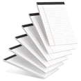 thumbnail image 1 of Bloc de notas AILZFEI, paquete de 6, 13 x 20 cm, rayado universitario, 1 of 7