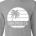 thumbnail image 4 of Inktastic San Diego California Beach Long Sleeve T-Shirt, 4 of 5
