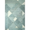 thumbnail image 1 of Bashian R129-AQ-2.6X8-HG380 2 ft. 6 in. x 8 ft. Greenwich Contemporary Wool & Viscose Hand Tufted Area Rug, Aqua, 1 of 1