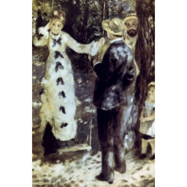 The Swing by Pierre Auguste Renoir oil on canvas 1876 1841-1919 France ...