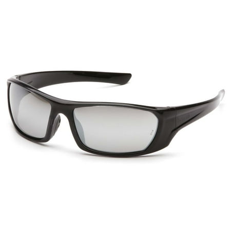 Black Frame/Silver Mirror Lens