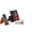 Black #074, variant on Silicone Phone Stand with Aluminum, Flexible Foldable Phone Holder, Bendable Adjustable Anti-Slip Desktop Stand for Phone Tablet Laptop, Portable Rollable Multi-Angle Stand for Home