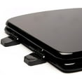 thumbnail image 4 of 1Q1E9-90 Styled for Eljer New Emblem Square Front Design Toilet Seat with Vari-Adjust Lok-Down Heavy Duty Hinge, Elongated, Black, 4 of 10