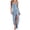 Light Blue, variant on Qiopertar Lace Slit Dress for Women V Neck Spaghetti Strap Sequin Long Dress Evening Cocktail Party Night Out Elegant Slit Maxi Dress, Red M