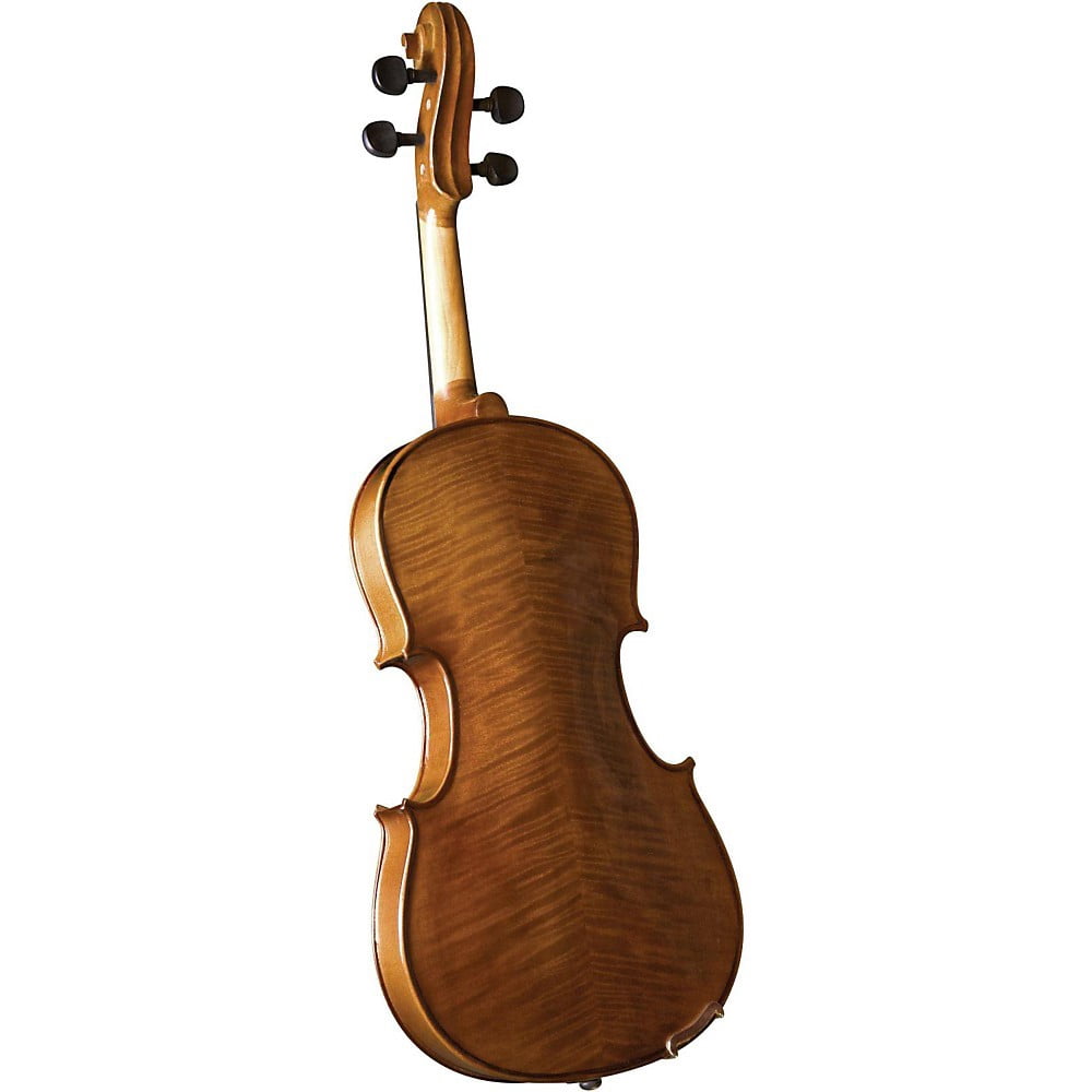 Saga SV-100 .5 Cremona Novice .5 Size Violin Outfit with Dyed Rosewood Fingerboard- Opaque Warm Brown