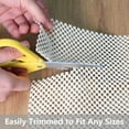 thumbnail image 3 of Non Slip Area Rug Pad Gripper - Strong Grip Carpet Mat Anti Skid Rug Padding Provides Protection and Cushion for Area Rugs Tile Hardwood Surface Floors Keep Your Rugs Safe and in Place , Size 2 x 6, 3 of 6