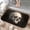 Skull Pattern, variant on 1pc Skull Pattern Absorbent Non-Slip Bathroom Thickened Flannel Rug Decor,Soft,Quick Drying,Suitable For Indoor/outdoor Use,Bathrooms,Bedrooms,Kitchens,Terrace,Laundry Rooms,16"x24"