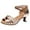 Gold, variant on KELINFONG Low Kitten Heels Dress Pumps for Women Evening Formal Elegant Closed Toe Shoes for Women