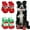 mix1, variant on TELOLY 4Pcs Dog Socks,Breathable Fresh Dog Clothes,Scratch Protection Dog Socks to Prevent Licking Paws,Blue