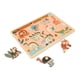 thumbnail image 1 of Tablero de Rompecabezas con Clavijas de Madera ANGGREK Patrones de Animales Del Zoológico, 1 of 7