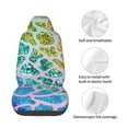 thumbnail image 4 of Fuzoiu Rainbow Glitter Print Elastic Car Seat Covers, Seat Cover Protector,Universal Fit Interior Covers for Most Cars,Washable Seat Cover Non Slip for SUV,Sedan,Van, 4 of 5