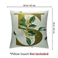 thumbnail image 4 of nygtbtfer Decorative Throw Pillow Covers Cushion Cases Pillow Covers Plant Alphabet Initial Letter Throw Pillow Covers Cushion Case Spring Home Decorative for Sofa Couch Décor White, 4 of 7
