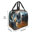 thumbnail image 3 of Easygdp Realistic Cute Sea Turtle Bolsa Térmica Premium - Tela Oxford Impermeable, Gran Capacidad, Bolsillo Frontal, Unisex para Trabajo, Escuela, Actividades al Aire Libre y Picnics, 3 of 8
