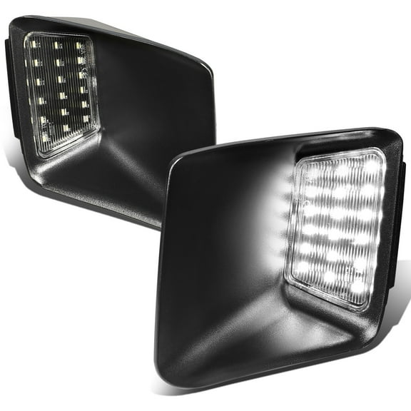 Nuvision Lighting PT-ZTL-9063 2Pcs 18 SMD White LED License Plate Lights for 2004-2012 GMC Canyon Chevy Colorado