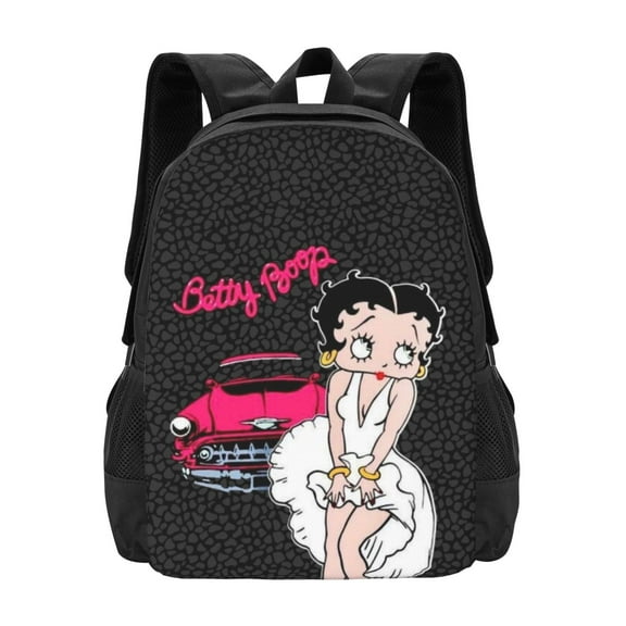 Betty Boop Backpack Travel Daypack Laptop Backpack For Men Women Hiking Travel