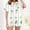 *White 12, variant on ClodeEU Women's St. Patrick's Day Print Silk Satin Pajamas Set,Short Sleeve Button Sleepwear Loungewear 2 Piece White 01,Womens Plus L