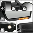 thumbnail image 3 of DNA Motoring For 04-14 Ford F150 Powered Heated LED Signal Puddle Light Passenger Right Side Mirror, 3 of 7