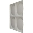 thumbnail image 4 of Ekena Millwork 11 7/8"W x 11 7/8"H Adonis EnduraWall Decorative 3D Wall Panel, Universal Aged Metallic Weathered Steel (Covers 0.98 Sq. Ft.), 4 of 5