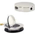 thumbnail image 3 of Westbrass D50A45-05 45” Cable Drive Standard Bath Drain Trim Kit with Rotary Overflow Cover Knob, Pop-Up Stopper and Sch. 40 ABS Fittings, Polished Nickel, 3 of 3