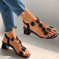 thumbnail image 2 of VerPetridure Women's Sandals Summer Casual Sexy Golden Outer Wear Strappy Open Toe Party High Heeled Sandals, 2 of 7