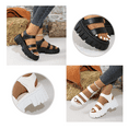thumbnail image 4 of CHICVOMEY Women's Fashion Platform Sandals Trendy Slip-Resistant Summer Shoes Office to Weekend Wear Comfortable Wide Fit Options, 4 of 6
