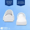 thumbnail image 4 of Shoes for Crews Zinc, Men's, Women's, Unisex Work Clogs, Slip Resistant, Water Resistant, White, 4 of 5