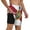 Black, variant on Men's Florida Flag Swim Trunks with Compression Liner Bathing Suit Swimwear