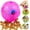 Pink, variant on Puppy Toys Interactive Dog Chew Toys Ball for Small Medium Dogs Chew Teething Teeth Cleaning Treat Food Dispensing Tough Durable Rubber Pet Ball Cleans Teeth Dog Balls Distractive Dog Toy