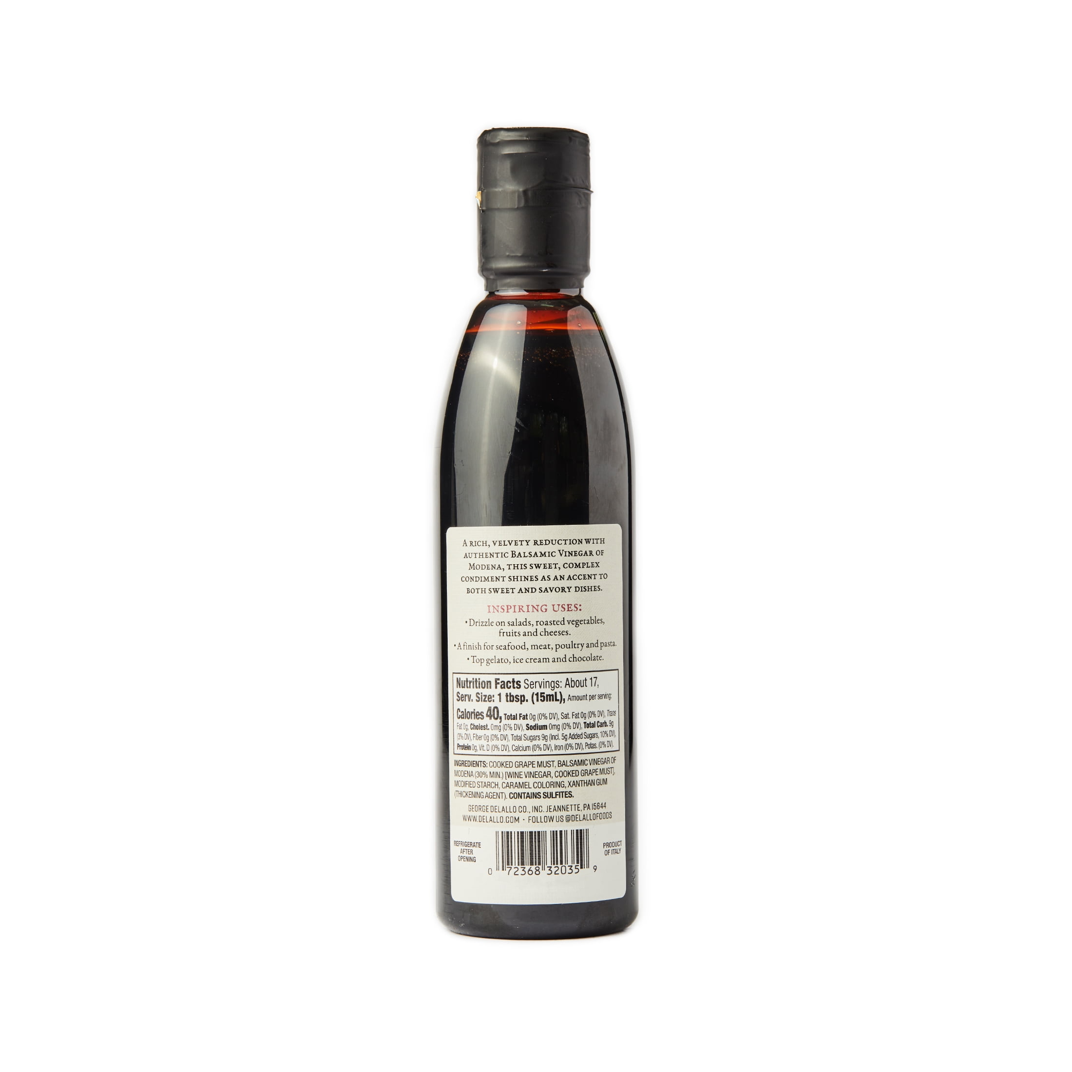 Pack of 6, Delallo Modenacrem Balsamic Glaze, 8.5 oz
