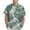 #004-Light Blue, variant on Xyxonk Men's Hawaiian Floral Shirts Holiday Short Sleeve Button Up Tropical Shirts Loose Printed Floral Holiday Beach Shirts Navy S