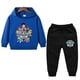 thumbnail image 5 of Conjuntos de chándal para bebés y niños pequeños, conjunto de ropa para niños de 1 a 8 años, Sudadera con capucha de manga larga, pantalones, traje para primavera y otoño, 5 of 5