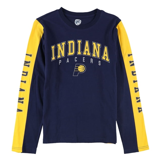 Hands High T-Shirt Graphique Indiana Pacers pour Garçons, Bleu, Grands Enfants (8-20), L
