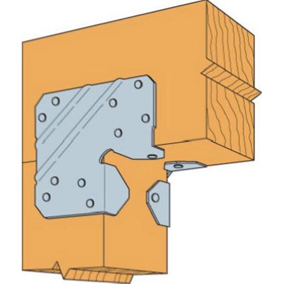 Simpson Strong-Tie LCE ZMAX Galvanized End Post Cap for 4X