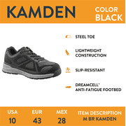 Brahma Men's Kamden Steel Toe Work Shoes