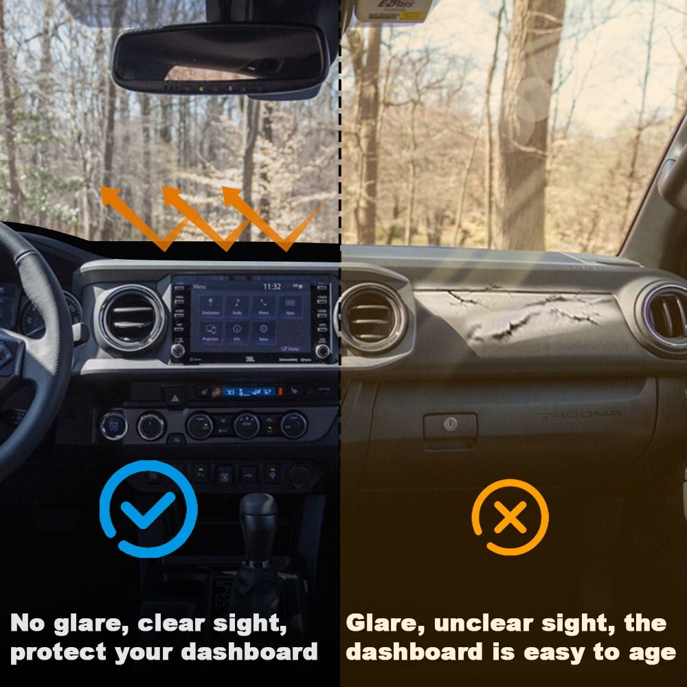 JJMY Dash Cover Anti Slip Dashboard Mat Protector Sun Shade For Toyota RAV4 2013-2018