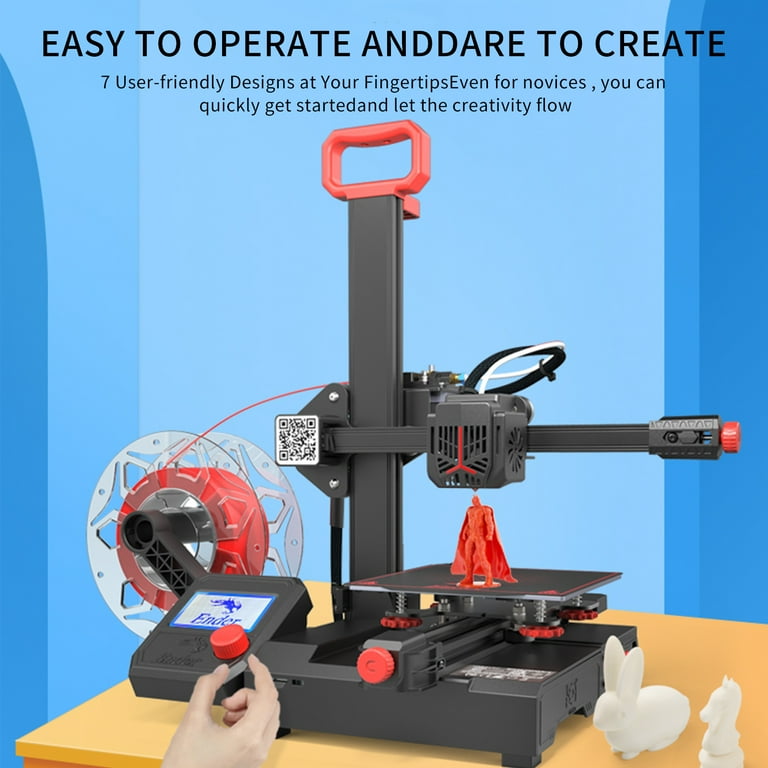 Bisofice Ender-2 Pro 3D Kit All Metal DIY 3D Printing 165*165*180mm/6.49*6.49*7inch Build Size Portable with Handle Tool Walmart.com