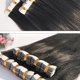thumbnail image 3 of Cinta en extensiones de cabello humano virgen cabello humano para mujeres belleza (pelo Remy negro), 3 of 5