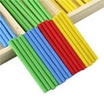 thumbnail image 1 of 1pc intelligence Montessori Toys for Toddlers Wooden montessori math Math Educational Number Cards and rods, 1 of 7