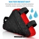 thumbnail image 4 of Bobilife Bolsa De Cuadro Triangular Para Bicicleta - Almacenamiento De Ciclismo Para Bicicleta Bolsa Delantera Con Tubo Superior Triangular Para Bicicletas De Carretera Y De Montaña (Rojo), 4 of 5